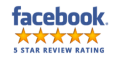 Facebook five star rating logo